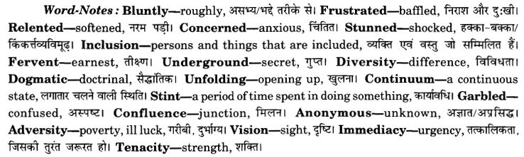 CBSE Class 8 English Unseen Passages Type II Passage 3