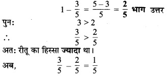 MP Board Class 7th Maths Solutions Chapter 2 भिन्न एवं दशमलव Ex 2.1 