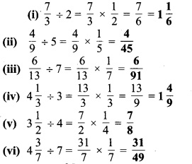 MP Board Class 7th Maths Solutions Chapter 2 भिन्न एवं दशमलव Ex 2. 4 3a