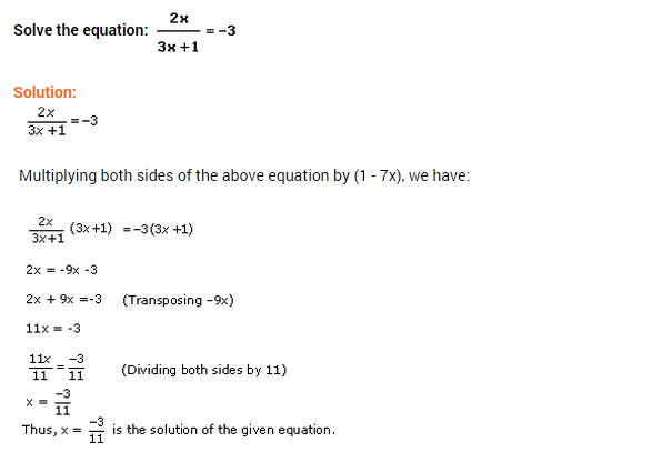 Extra Questions for Class 8 Maths Linear Equations in One Variable Q4