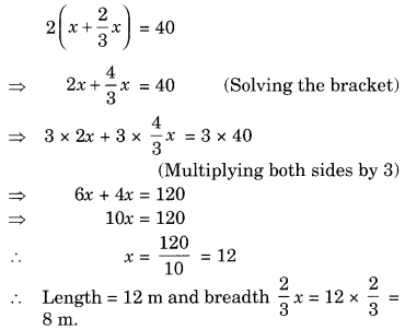 Extra Questions for Class 8 Maths Linear Equations in One Variable Q12