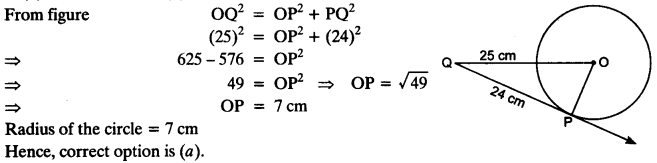 NCERT Solutions for Class 10 Maths Chapter 10 Circles Ex 10.2 1
