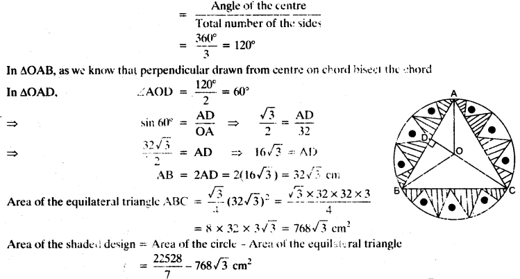 NCERT Solutions for Class 10 Maths Chapter 12 Areas Related to Circles Ex 12.3 7