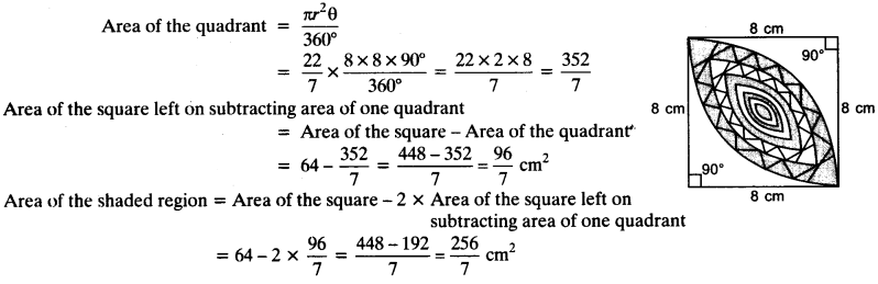 NCERT Solutions for Class 10 Maths Chapter 12 Areas Related to Circles Ex 12.3 24