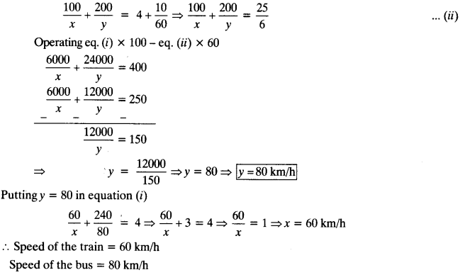 NCERT Solutions for Class 10 Maths Chapter 3 Pair of Linear Equations in Two Variables Ex 3.6 18