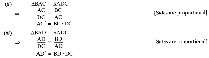 NCERT Solutions for Class 10 Maths Chapter 6 Triangles Ex 6.5 4