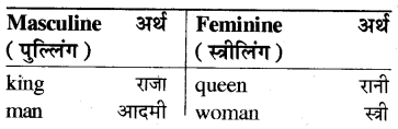 RBSE Class 6 English Vocabulary Gender 1