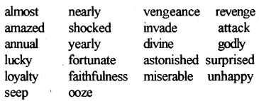 RBSE Class 8 English Vocabulary Word Meaning 2